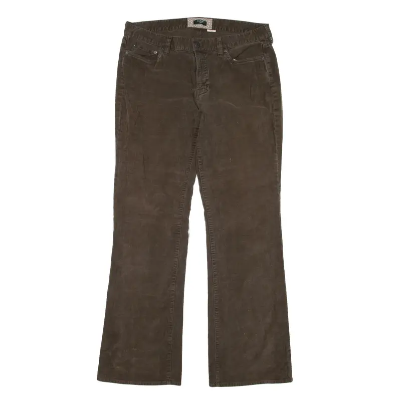 J.CREW Corduroy Trousers Brown Regular Bootcut Womens W31 L31