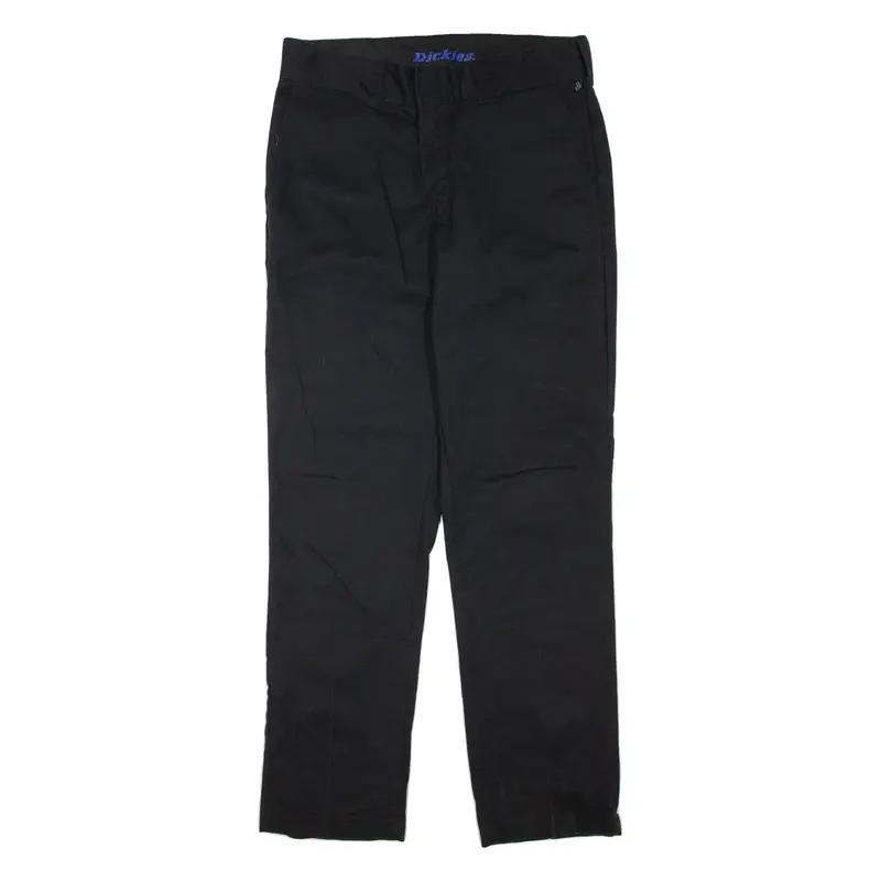 DICKIES Flex Mens Trousers Black Regular Straight W32 L32