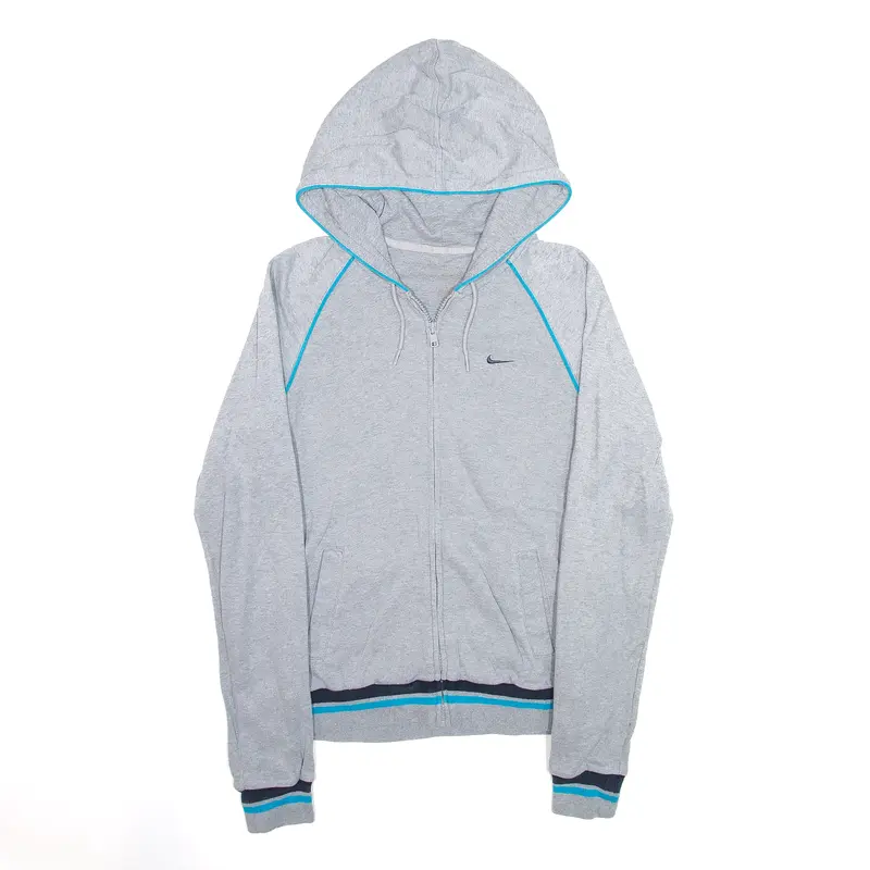 NIKE Sports Grey Full Zip Hoodie Womens S