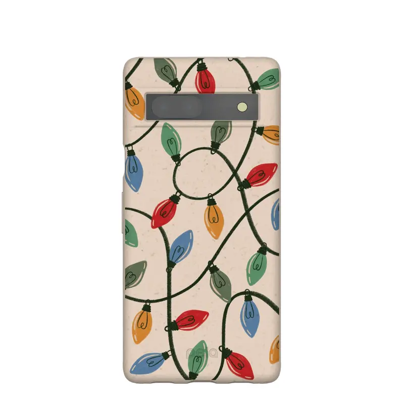 Seashell Holiday Lights Google Pixel 7a Case