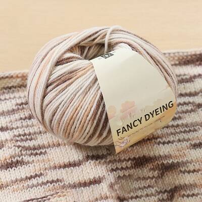 Wool Rainbow Segment Dyed Knitting Yarn