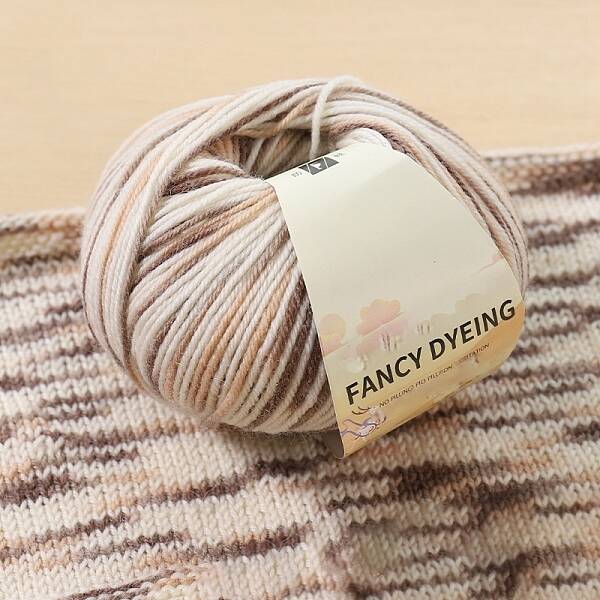 Wool Rainbow Segment Dyed Knitting Yarn