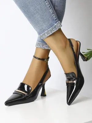 Women's Fashionable Solid Color Stiletto Heels, Elegant Pointed Toe High Heels for Party, Daily Clothing Decor for Women & Gi...