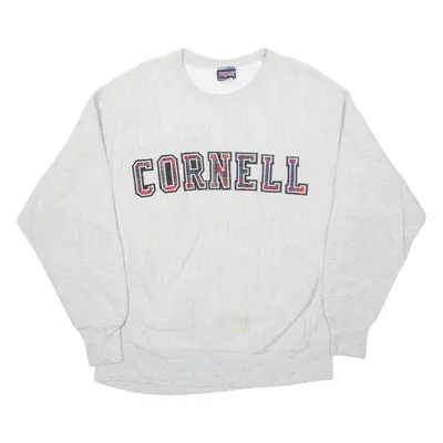 JANSPORT Cornell University Mens Sweatshirt Grey USA L