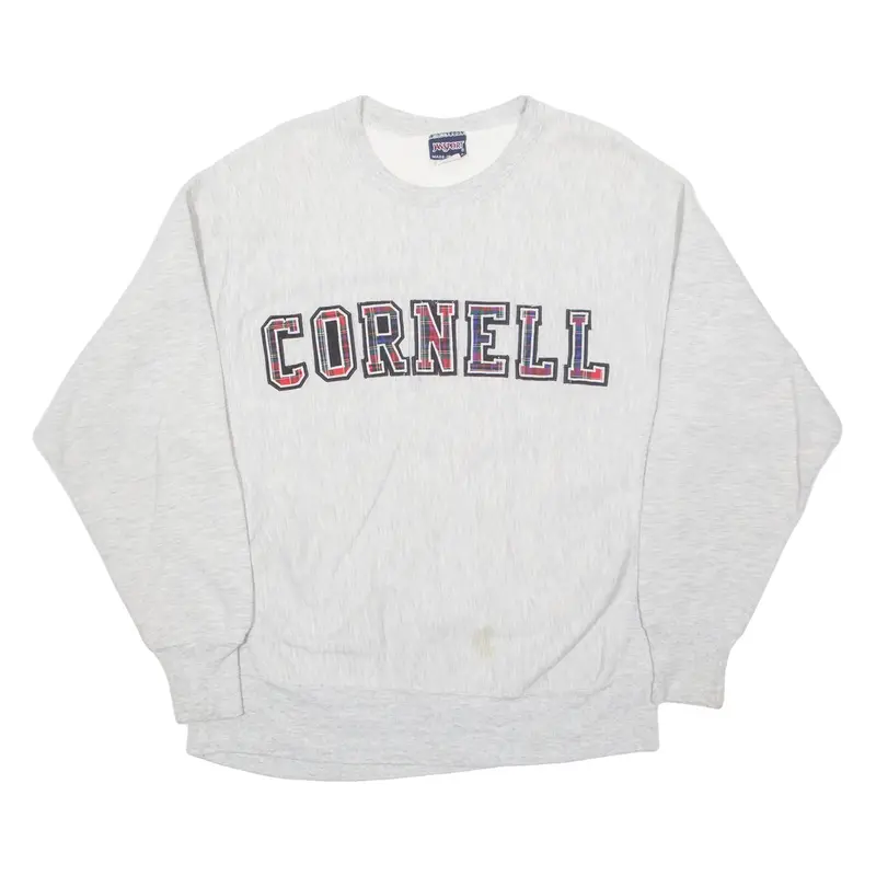JANSPORT Cornell University Mens Sweatshirt Grey USA L
