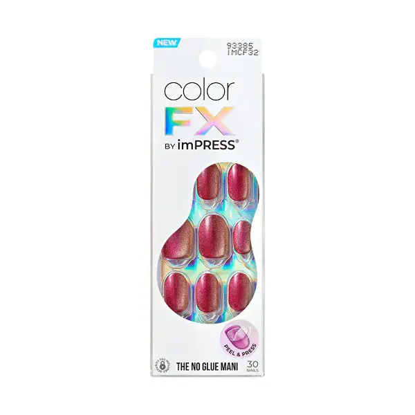 Kiss Unghie Autoadesive Impress Color Fx (Walk Out) 30 Pezzi