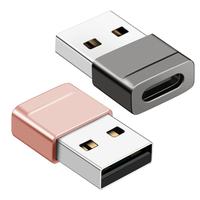 USB To Type-C Adapter for Fall, Multifunctional Portable USB Type-C Adapter for Car Charger, USB C Drive, Electronic Smartpho...