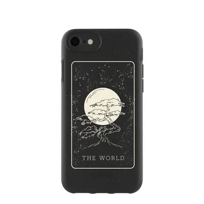Black The World iPhone 6/6s/7/8/SE Case