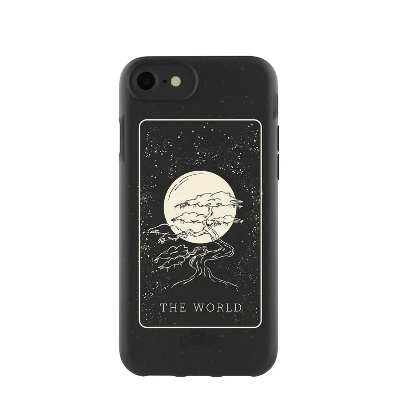 Black The World iPhone 6/6s/7/8/SE Case