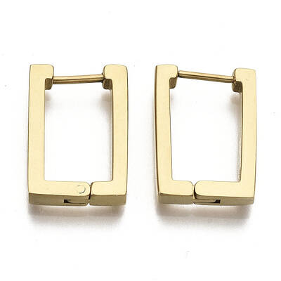 304 Stainless Steel Huggie Hoop Earrings
