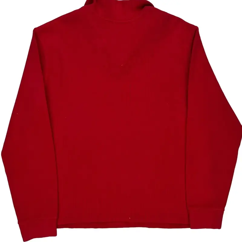 Polo By Ralph Lauren 1/4 Zip - XL Red Cotton