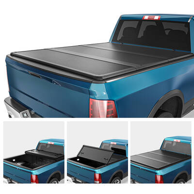6.4FT Hard Tri-fold Tonneau Cover Truck Bed Covers for 2002-2025 Dodge Ram 1500 (Inclu. Classic & New), 2003-2025 Dodge Ram 2...