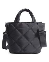 BAGSMART Crossbody Bags for Women, Quilted Grid Puffer Tote Handbag Shoulder Bag Small Purse