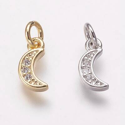 Brass Cubic Zirconia Pendants