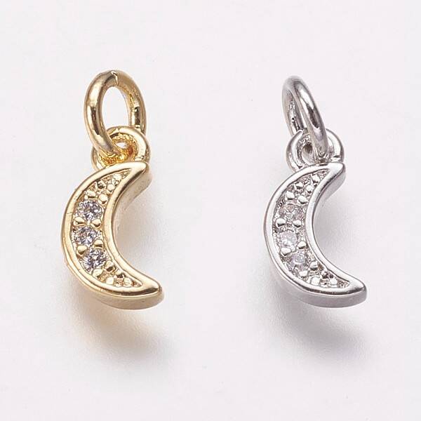 Brass Cubic Zirconia Pendants