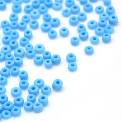 Frosted Opaque Glass Seed Beads