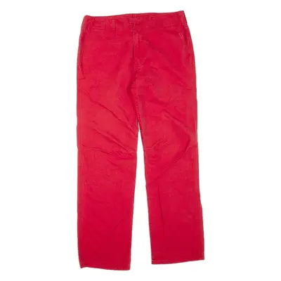CARHARTT Womens Trousers Red Regular Straight W30 L32