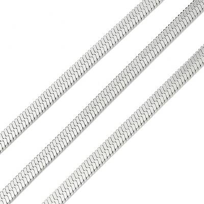 Brass Herringbone Chains