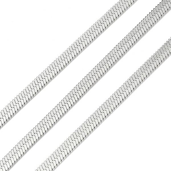 Brass Herringbone Chains
