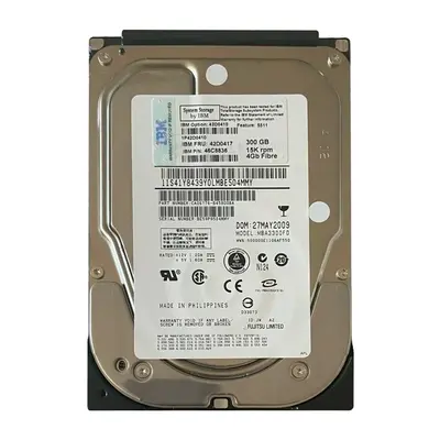 46C8836 IBM 300GB 4Gb/s Fibre Channel 15000 3.5-inch Hard Drive