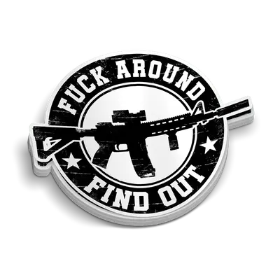 FAFO Round Hard Hat Decal