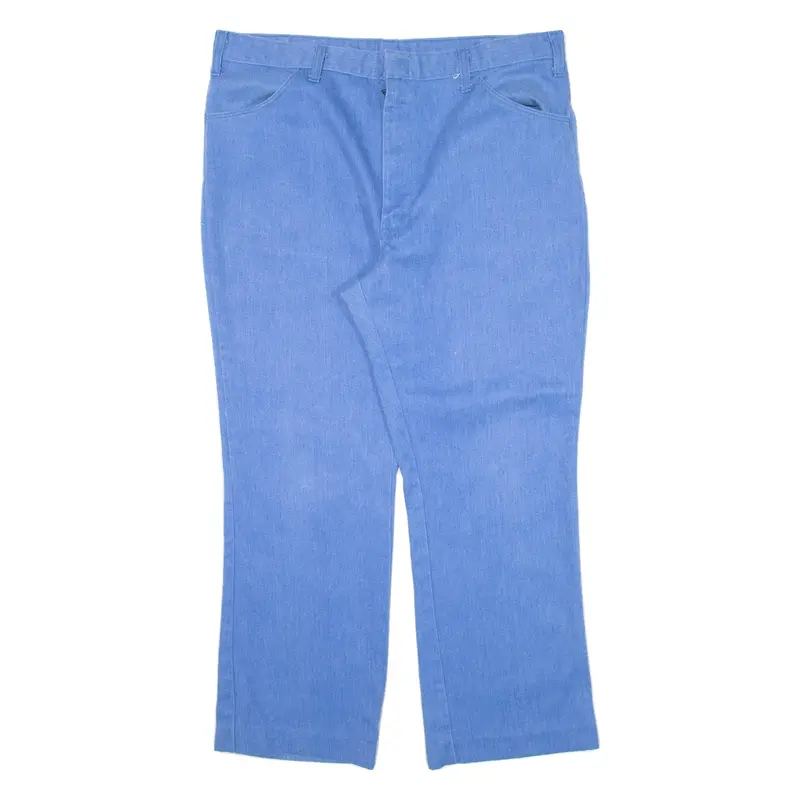 DICKIES Workwear Mens Trousers Blue Regular Straight W37 L26