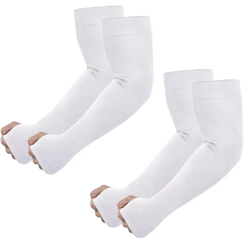 CoolShield UV Arm Sleeves ‌   – Sun Protection with Thumb Hole for Men & Women, Tattoo Cover & Mid-Compression