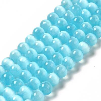 Natural Selenite Beads Strands