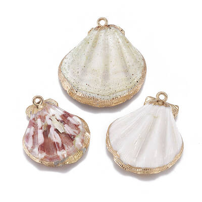 Electroplate Shell Pendants