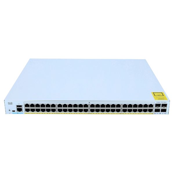 Cisco C1000-48P-4X-L | Catalyst 1000 Series 1000-48P-4X 48 x RJ-45 Ports PoE+ 10/100/1000Base-T + 4 x SFP+ Uplink Ports Layer...