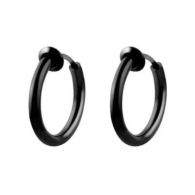 Stainless Steel Clip-on Earrings