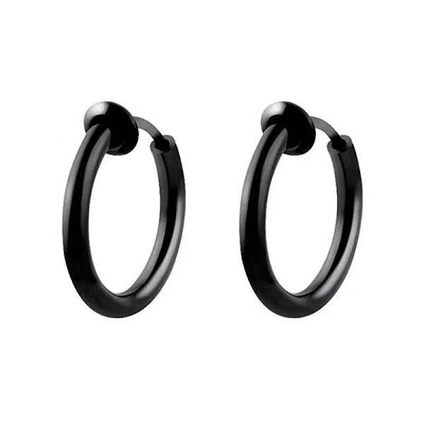 Stainless Steel Clip-on Earrings
