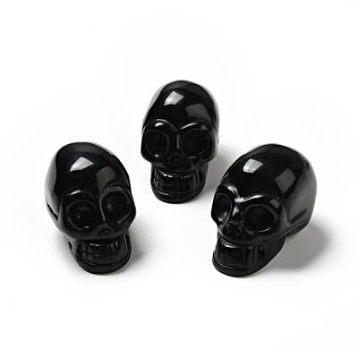 Halloween Natural Obsidian Display Decorations