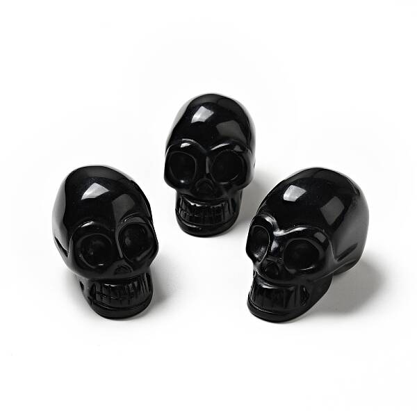 Halloween Natural Obsidian Display Decorations