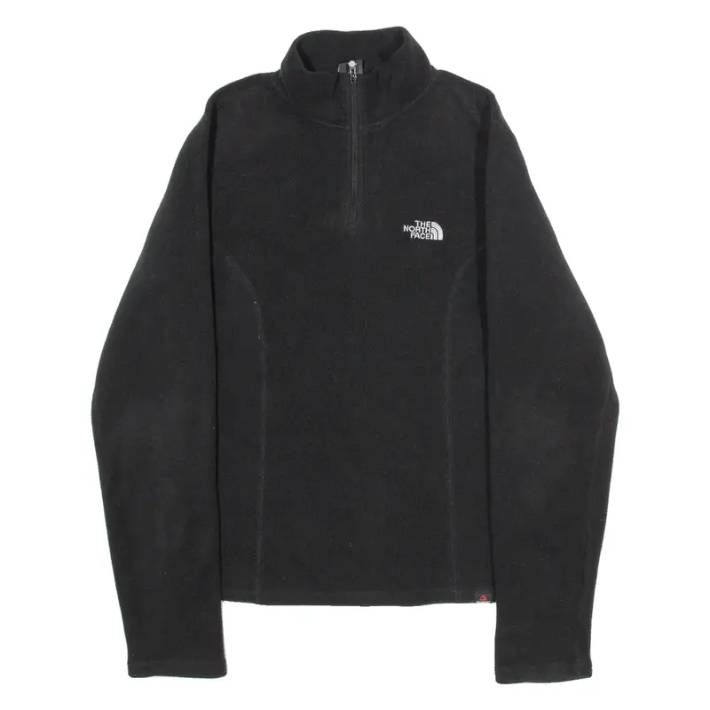 THE NORTH FACE Womens Fleece Black 1/4 Zip XS