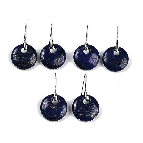 Natural Lapis Lazuli Dangle Earrings