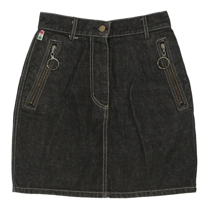 Moschino Denim Skirt - 25W UK 6 Black Cotton | Size: UK 6