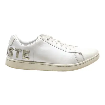 LACOSTE Sneaker Trainers White Synthetic Mens UK 5.5