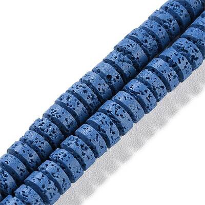 Synthetic Lava Rock Dyed Beads Strands