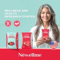 Newellme Happy Cleanse - Superfood Powder/Probiotics/Digestive Enzymes/Moringa - Supports gut health - Boosts immunity Optimu...