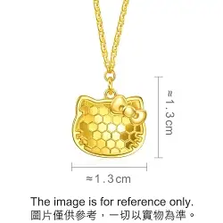 'Hello Kitty' 999 Gold Necklace