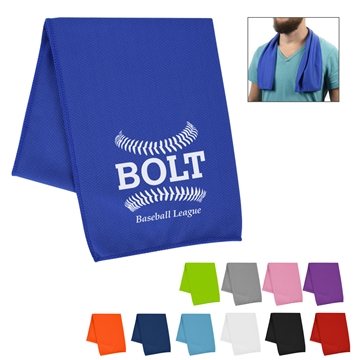100 Custom rPET Cooling Sport Towel - Recycled Materials