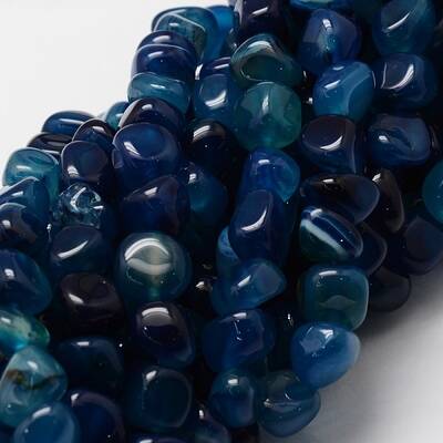Dyed Natural Agate Chip Beads Strands