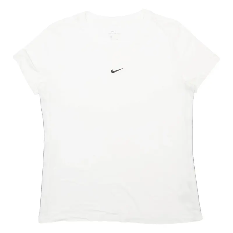 NIKE Womens T-Shirt White M