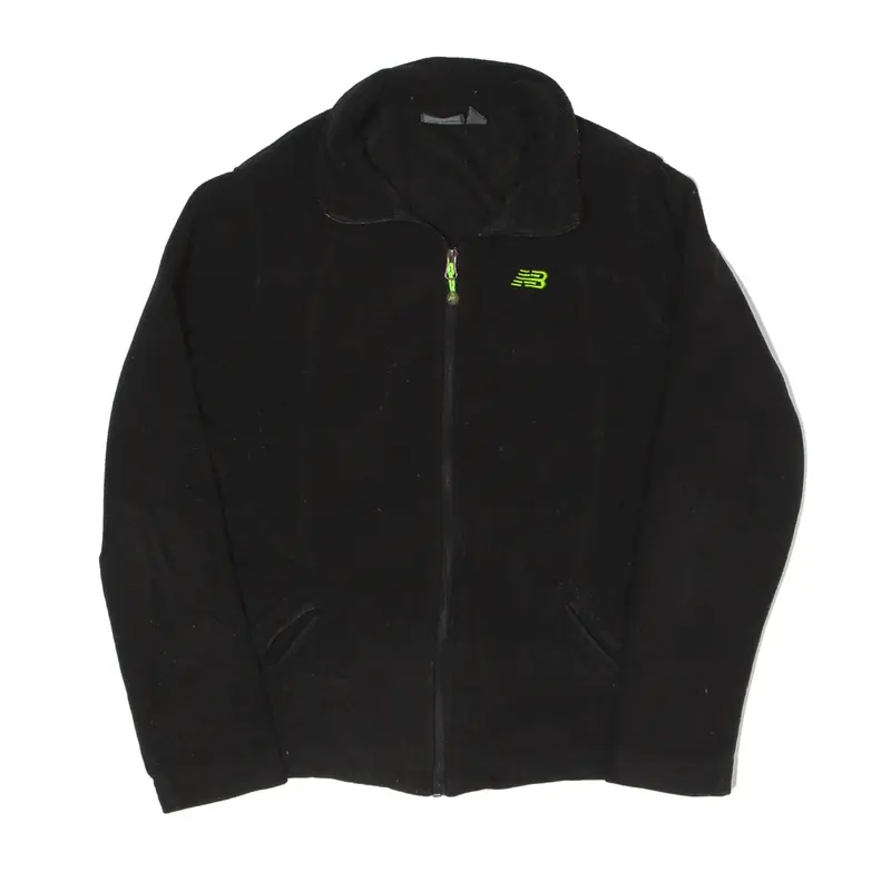 NEW BALANCE Fleece Jacket Black Womens M