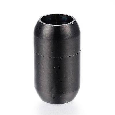 304 Stainless Steel Magnetic Clasps with Glue-in Ends