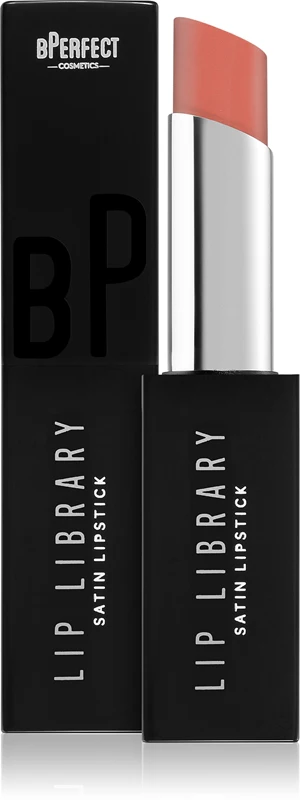 BPerfect Lip Library Satin Cream Lipstick Color Villain 3 g