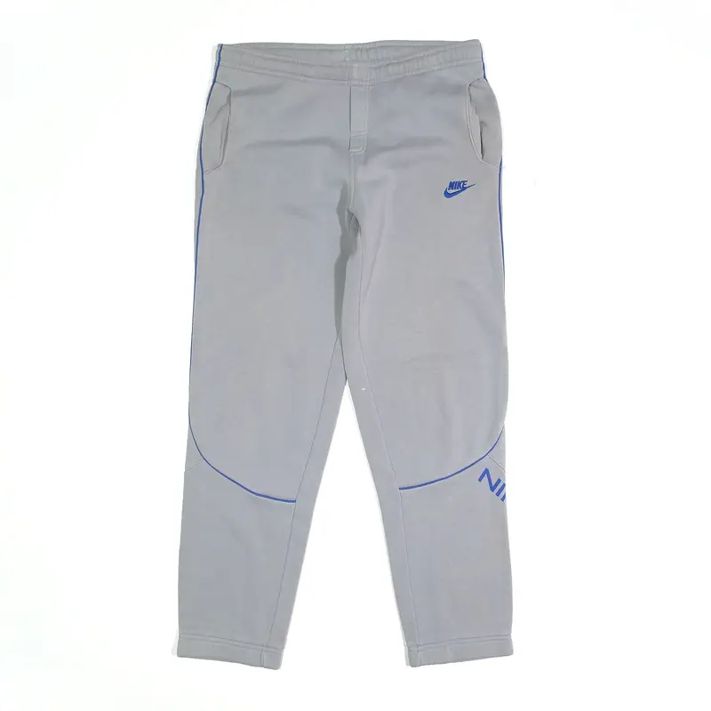NIKE Sport Joggers Grey Regular Tapered Boys 12-13 Years W34 L29
