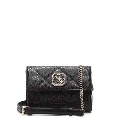 Guess, Dilla Mini Convertible Xbody Fabric Bag Belt Black Women 18 x 13 x 6 cm