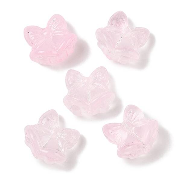 Transparent Spray Paint Glass Beads